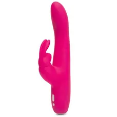 Happy Rabbit Slimline Curve - вібратор кролик з тонким стволом, 24.1х3.4 см