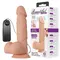 LyBaile Beautiful Encounter Bahamut Vibrator – реалістичний вібратор з пультом, 21.8х4.6 см (тілесний)