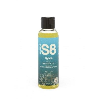 Stimul8 Massage Oil - Массажное масло, 125 мл (французская слива и египетский хлопок)