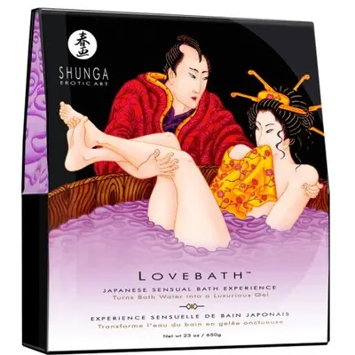 Shunga Lovebath Sensual Lotus - необычный гель для ванны со SPA эффектом, 650 г