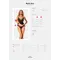 Obsessive Bella Rou top & panties - Комплект белья, топ и трусики, XL/2XL
