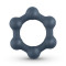 Boners Hexagon Cock Ring - Эрекционное кольцо, 3,8 см (серый)