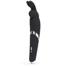 Happy Rabbit Rechargeable Wand Vibrator вібратор мікрофон з кролячими вушками, 26.6х4.6 см