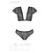 Комплект Passion LEAFA BIKINI black, XXL/XXXL