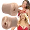 Doc Johnson Jessie Andrews / Julia Ann - мастурбатор двосторонній - вагіна/вагіна, 14.7х6.4 см