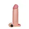 LoveToy Pleasure X-Tender Vibrating Penis Sleeve Flesh Add 2" - Насадка, що подовжує, на член, +5 см (тілесний)