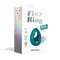 Love To Love Flux Ring Black Teal Me - подвійне ерекційне кільце, 3 см. (бірюзове)