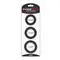 LoveToy Power Plus Soft Silicone Snug Ring - набор силиконовыйх эрекционных колец, 3 шт (чёрный)