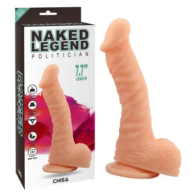 Chisa - Naked Legend Liquid Silicone Politician Flesh Dildo - Фалоімітатор, 19.5х4 см