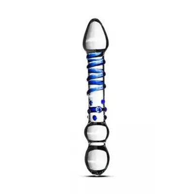 Gildo Glass Dildo No. 21 скляний ділдо, 20х3.4 см