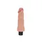 LoveToy Reel Softee Vibrating Dildo Flesh 7" - Вібратор-реалістик, 18х3.9 см