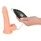 Orion RealFlesh Vibrating Dong 7inch - Реалістичний вібратор на присосці, 14х3.7 см