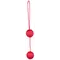 Velvet Red Balls - Вагінальні кульки, 23 см (червоний)