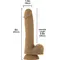 Addiction Andrew 8" Bendable Silicone Dong Caramel силиконовій фаллоимитатор на присоске, 20.3х3.9 см (карамель)