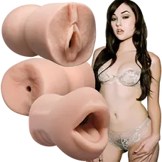 Doc Johnson The Sasha Grey Experience - Набір мастурбаторів (2 мастурбатори та аксесуари)
