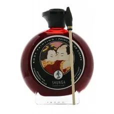 Shunga Body Painting Sparkling Strawberry Wine - їстівна фарба для тіла, 100 мл (полуниця у шампанському)
