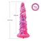 Фаллоимитатор 10.12″ для секс-машин Hismith Silicone Dildo Monster Series, KlicLok