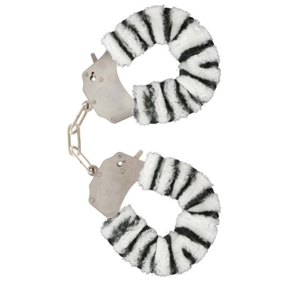 Наручники Furry Fun Cuffs (черно-белый)