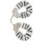 Наручники Furry Fun Cuffs (черно-белый)