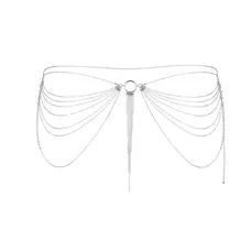 Bijoux Indiscrets Magnifique Waist Chain silver - ланцюжок прикраса на тіло трусики або ліф, (сріблястий)
