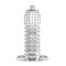 LyBaile Silikon Penis Sleeve Clear - Насадка на член, +5 см (прозрачный)