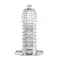 LyBaile Silikon Penis Sleeve Clear - Насадка на член, +5 см (прозрачный)