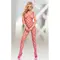 SoftLine She-cat - Комбінезон-сітка (рожевий)