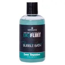 Sensuva - Big Flirt Pheromone Bubble Bath - Sweet Temptation - Піна для ванни, 237 мл