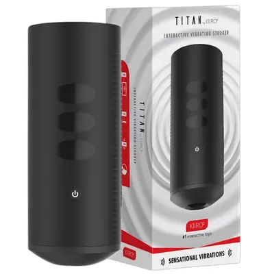 Kiiroo Titan Feel Pornstars Experience - Интерактивный мастурбатор с теледильдоникой, 22х8.7 см