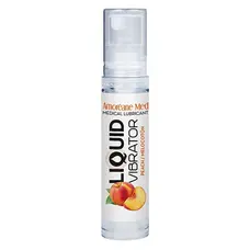 Amoreane Med Liquid Vibrator Peach - лубрикант с эффектом вибрации, 10 мл.