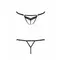 Passion Exclusive - SOLON THONG - Відверті трусики-стрепи з мереживом, XXL/XXXL