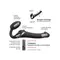 Безремневой страпон Strap-On-Me Multi Orgasm - XL, 16.2 см