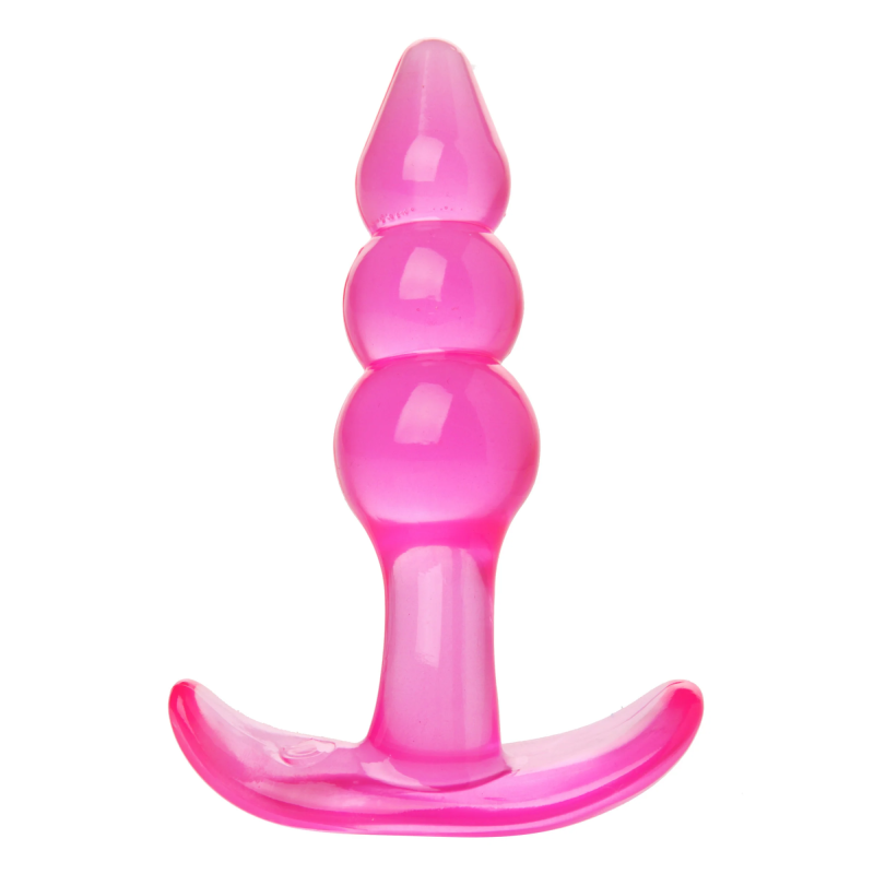 Bubbles Bumpy Starter Anal Plug - Анальная пробка, 10,8 см (розовый)