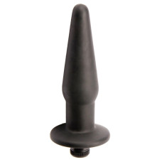 Anal Plug Silicone Black Small - Анальная вибропробка, 12,7 см (черный)