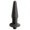 Anal Plug Silicone Black Small - Анальная вибропробка, 12,7 см (черный)