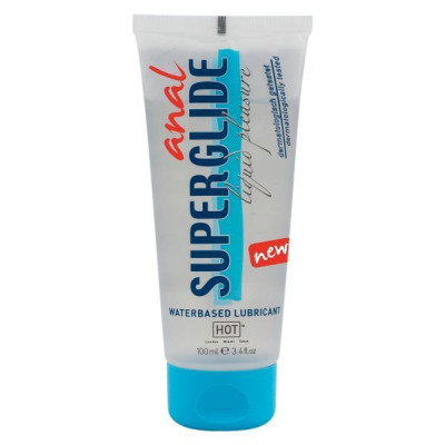 Hot - Anal Superglide Waterbased - Анальная смазка на водной основе, 100 мл