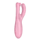 Satisfyer Threesome 4 - Вибратор для клитора, 14х5.6 см (розовый)