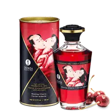Зігріваюче масажне масло Aphrodisiac Warming Oil, 100 мл (вишня)