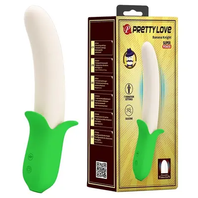 Pretty Love Banana Knight Vibrator - Вибратор, 19,5 см (зеленый)