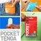 TENGA Pocket Click Ball - Карманный мини-мастурбатор, 7.5х5.5 см (зелёный)