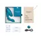 Womanizer Duo 2 + Лубрикант 50 мл - Вібратор із вакуумним стимулятором, 20.3х3.5 см (бірюзовий)