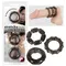 Stretchy Cock Rings набір з 3 ерекційних каблучок з різними текстурами, 2.4 см