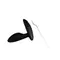 We-Vibe Ditto+ Satin Black + Лубрикант 50 мл - Анальный смарт-вибратор, 8,8 см (черный)