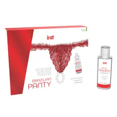 Набір з трусиків та лубриканта Intt Brazilian Panty