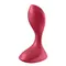 Satisfyer Backdoor Lover Red анальна пробка з вібрацією, 11.5х3.3 см (червоний)