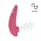 Womanizer Premium 2 + Лубрикант 50 мл - Інноваційний кліторальний вакуумний стимулятор, 15.5х3.5 см (малиновий)