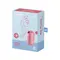 Satisfyer Cotton Candy Light Red - Милый вакуумный стимулятор, 8.6х4.2 см (розовый)