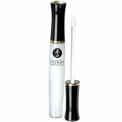 Shunga Divine Oral Pleasure Sparkling Strawberry Wine - стимулюючий блиск для губ (Полуниця та Шампанське), 10 мл