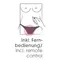 Sweet Smile Remote Controlled Panty Vibrator стимулятор точки G у трусики, 10.7х3.2 см