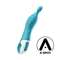 Satisfyer - A-Mazing 2 - Инновационный вибратор для точки А, 21.7х3.8 см (бирюзовый)